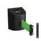 Montour Line Retr. Belt Barrier Black Warehouse Rack Mount, 13ft. Green Belt (M) WMX140-BK-GN-WR-M-130 - alternate 1